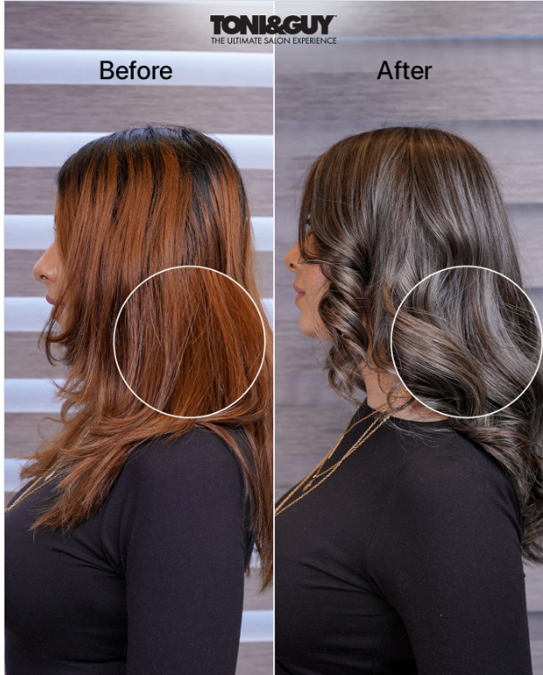 Bridal styling transformation