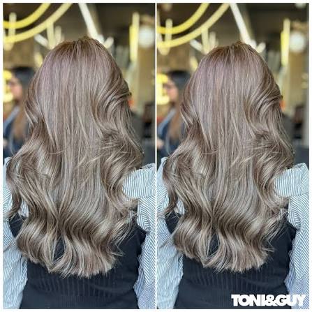 Balayage freehand colour