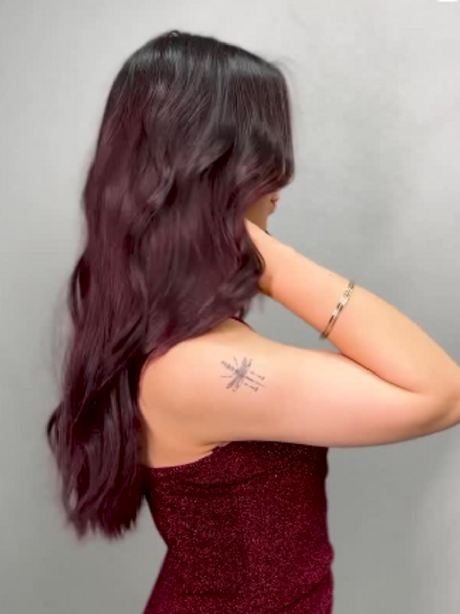 Professional hair colouring