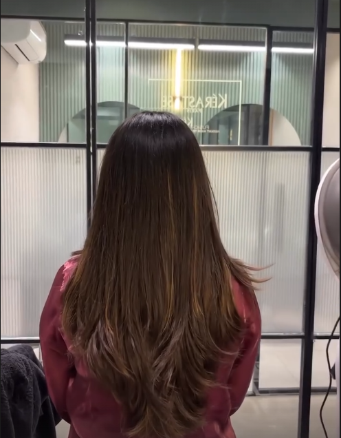 Hair smoothening service
